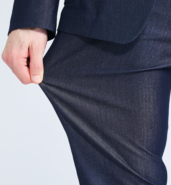 ABAHOUSE「【セットアップ対応】デニムライクツイル テーパード イージーパンツ」|その他|