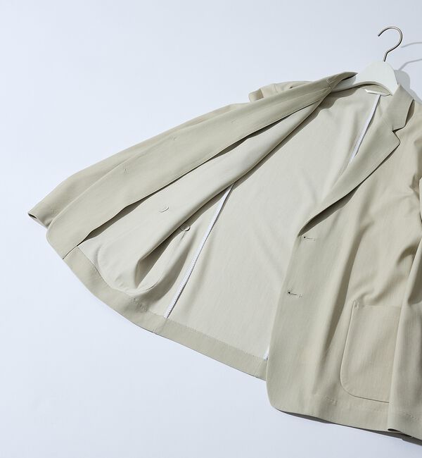 ABAHOUSE「【セットアップ対応】デニムライクツイル シングルジャケット」|テーラードジャケット|