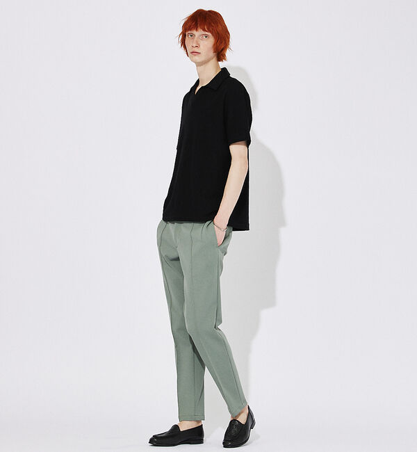 alfredoBANNISTER「レザーメッシュスリッポン」|スニーカー|