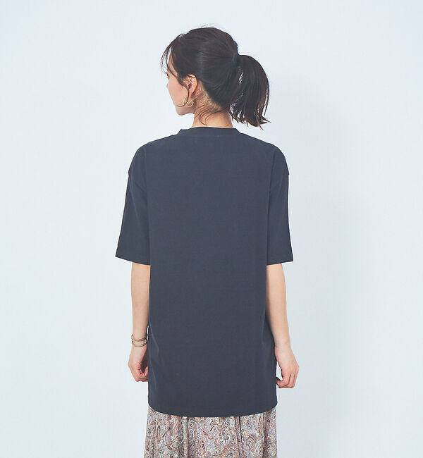 Rouge vif「ピースダイコットンチュニックTシャツ」|Tシャツ・カットソー|