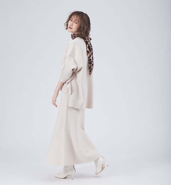 Rouge vif「【セットアップ対応】フレアニットスカート」|スカート|