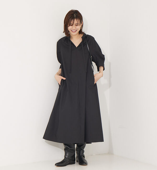 Rouge vif「2WAY襟タックワンピース」|ワンピース|