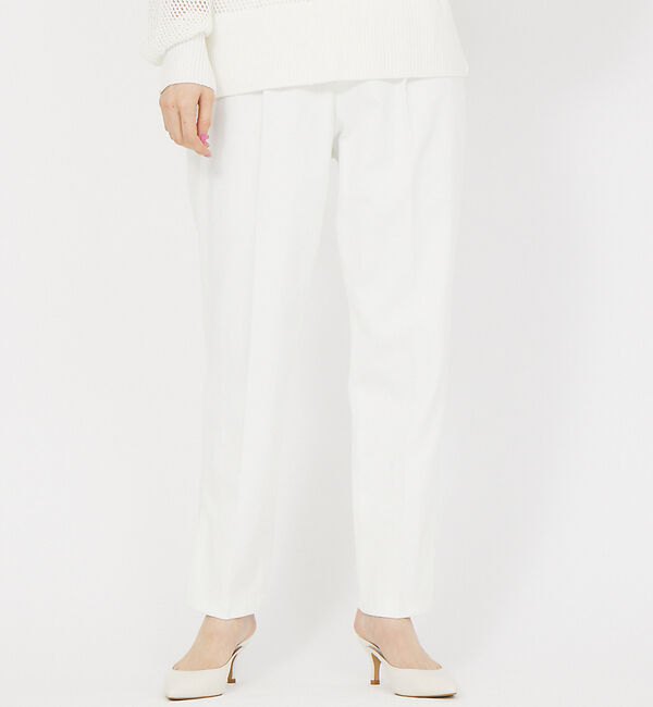 Rouge vif「シェルタリングテーパードパンツ」|その他|アイボリー