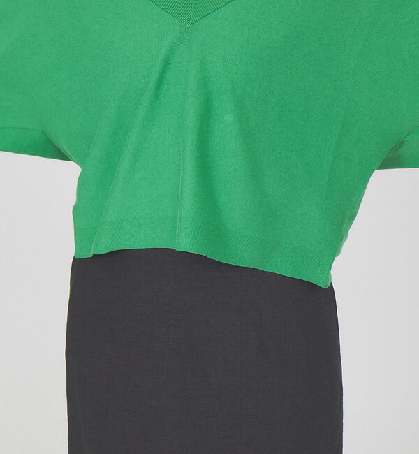 Rouge vif「Vネックプルオーバーニット」|ニット・セーター|