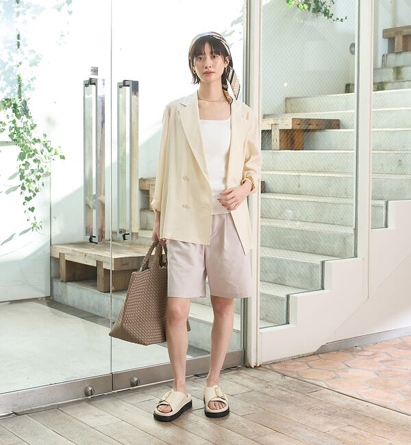 Rouge vif「エアリーシャツジャケット」|テーラードジャケット|