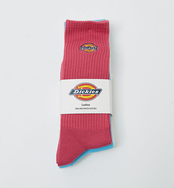 Rouge vif「【DICKIES/ディッキーズ】ソックス 3足セット / レディース / ワンポ」|ソックス|