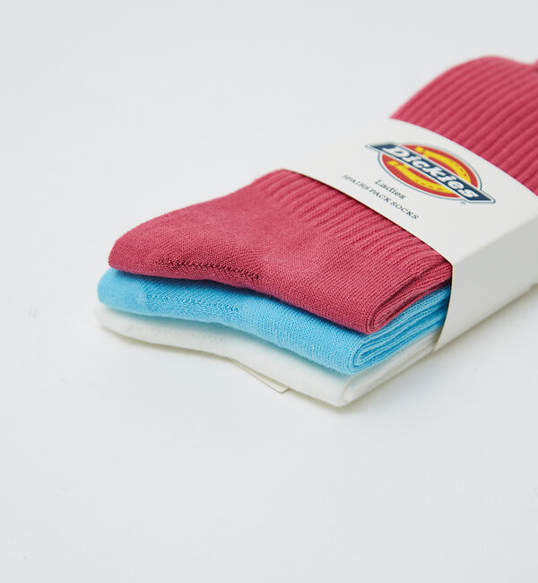 Rouge vif「【DICKIES/ディッキーズ】ソックス 3足セット / レディース / ワンポ」|ソックス|