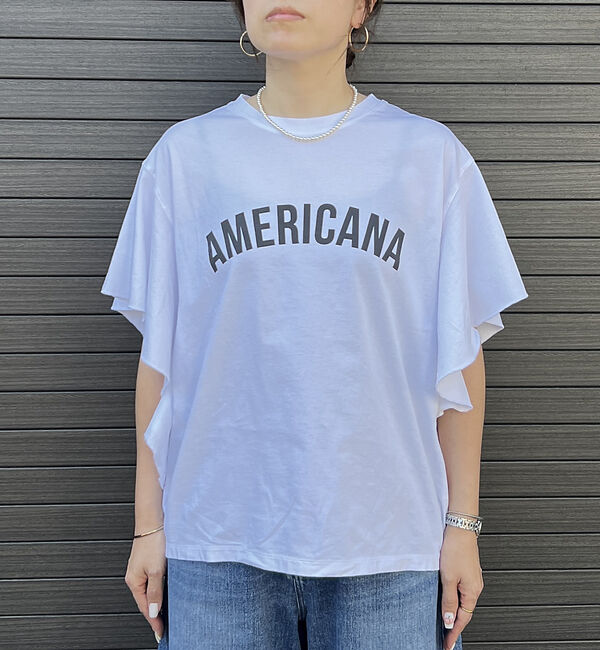 Rouge vif「【AMERICANA&times;MICA＆DEAL/ アメリカーナ&times;マイカ】fill te」|Tシャツ・カットソー|
