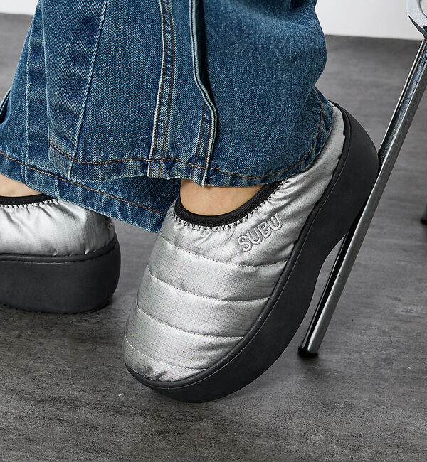 Rouge vif「【SUBU/スブ】バンププラットフォーム/VAMP PLATFORM/厚底/スリ」|スニーカー|シルバー