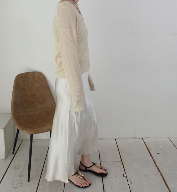 Rouge vif「【一部店舗限定】レースキャミ付きニットアンサンブル/カーディガン/レーストップス」|カーディガン|