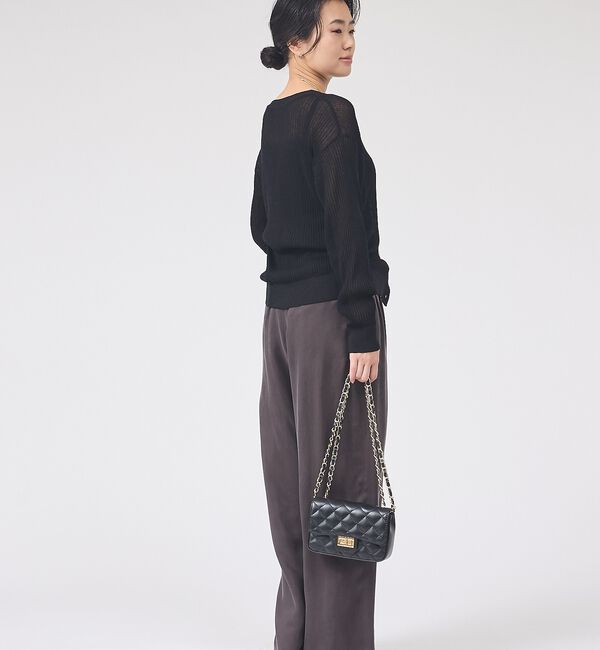 Rouge vif「【一部店舗限定】レースキャミ付きニットアンサンブル/カーディガン/レーストップス」|カーディガン|