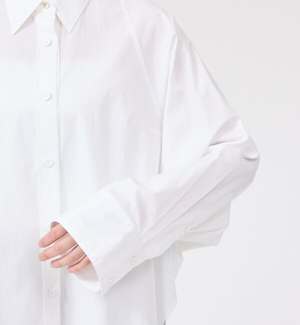 Rouge vif「ドルマンストレッチブロードビックシャツ」|シャツ・ブラウス|