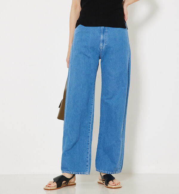 qualite「【セットアップ対応】コットンリネンデニム」|デニム|ブルー