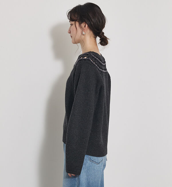 qualite「エンブロイダリーニット」|ニット・セーター|