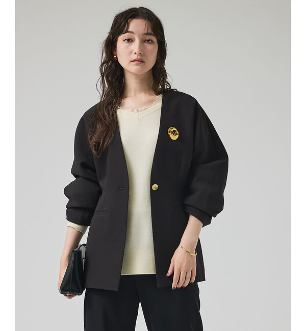 qualite「ステンレスサークルブローチ/ゴールド/シルバー」|その他|