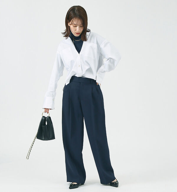 AU BANNISTER「レースアップモチーフ付き メリージェーンパンプス」|パンプス|