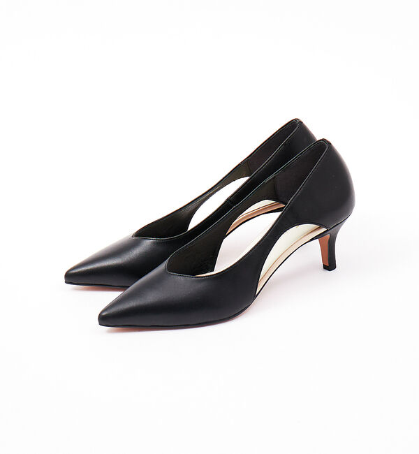 AU BANNISTER「セパレートポインテッドパンプス」|パンプス|ブラック