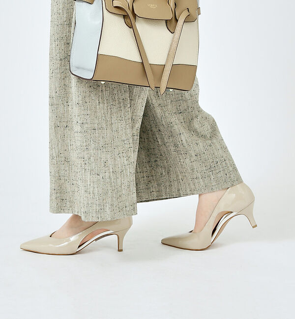 AU BANNISTER「セパレートポインテッドパンプス」|パンプス|ベージュ