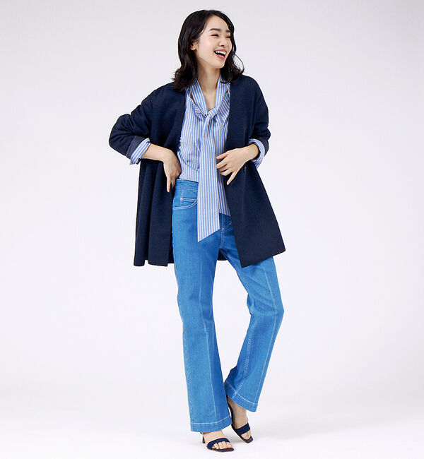 AU BANNISTER「アンクルストラップ スクエアトゥサンダル」|サンダル|