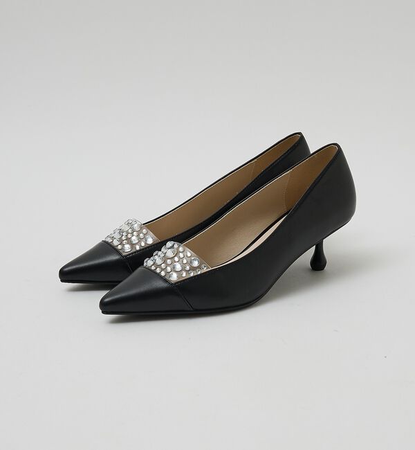 AU BANNISTER「ラインストーンパンプス」|パンプス|