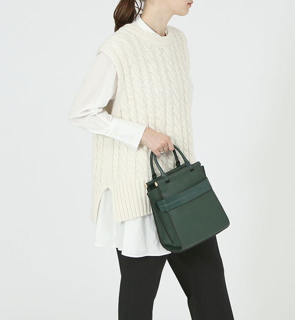 LOWELL things「Stand/バーチカルショルダーBAG」|ショルダー・メッセンジャー|グリーン