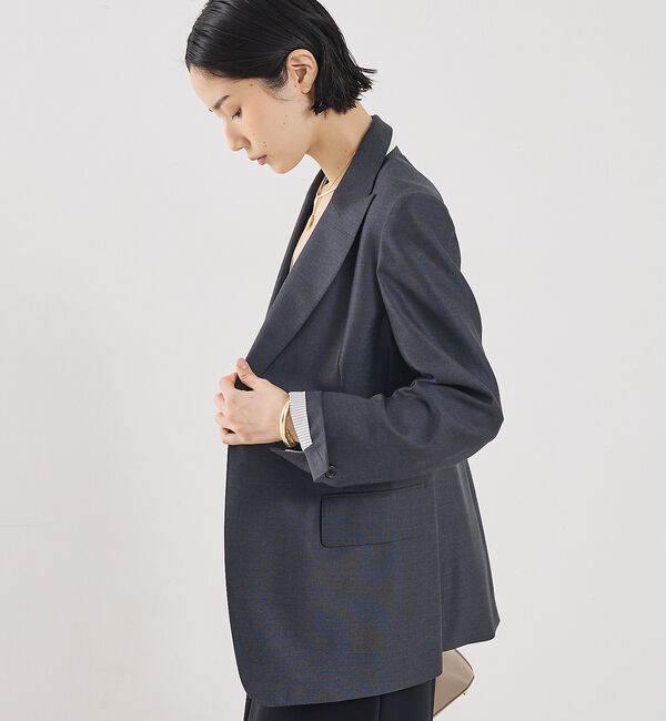 The Store by C' 「【COCUCA】ピークドマスキュリンジャケット」|テーラードジャケット|
