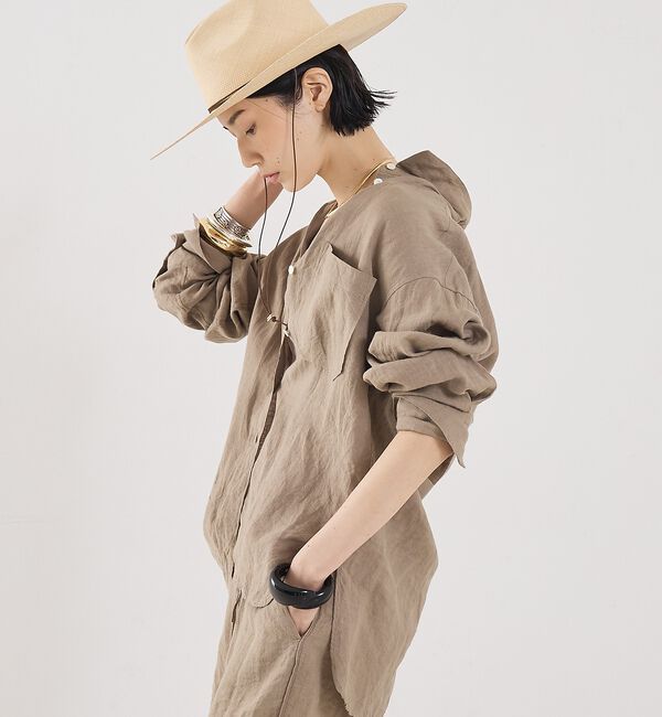 The Store by C' 「【COCUCA】リネンシャツ【予約】」|シャツ・ブラウス|