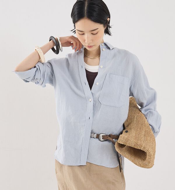 The Store by C' 「【COCUCA】リネンシャツ【予約】」|シャツ・ブラウス|