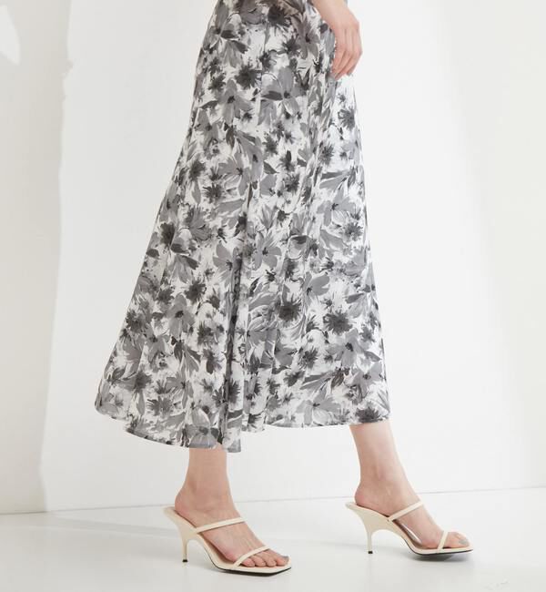 TIARA「カルゼフラワープリントマーメイドスカート」|スカート|