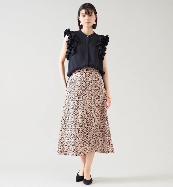 TIARA「サイドフリルブラウス（セットアップ可）」|シャツ・ブラウス|