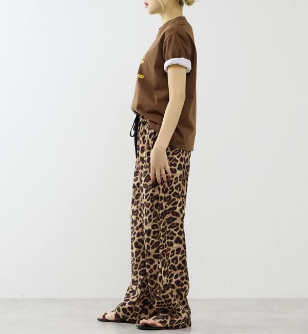 SOFFITTO「レオパード柄ALLゴムリラックスパンツ」|その他|