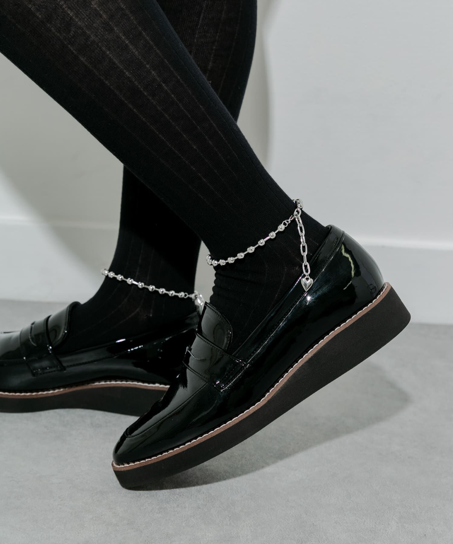 SMELLY「『WEB/一部店舗限定』ボールエンドハートアンクレット」|アンクレット|