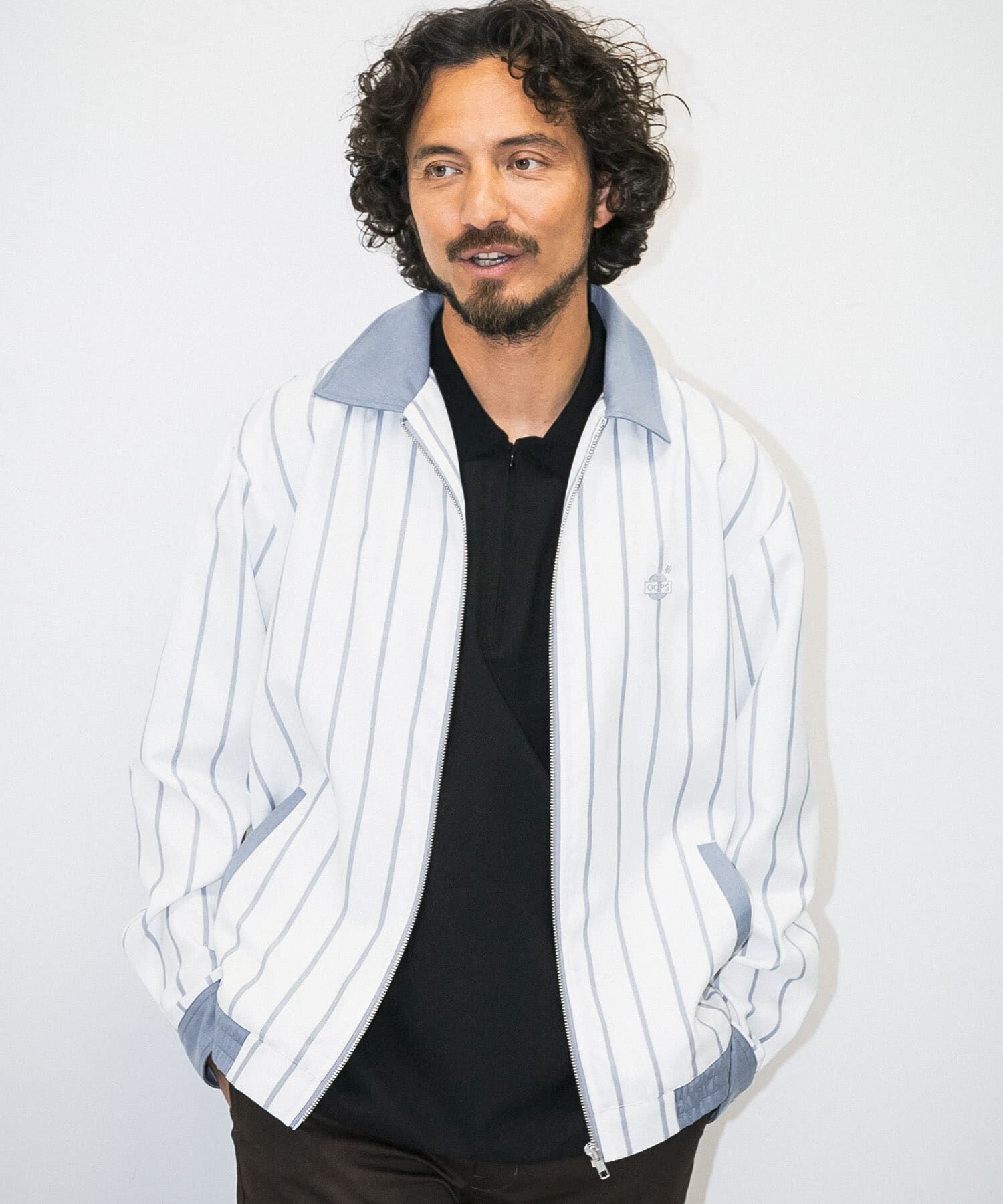 Sonny Label 「OOPS　先染めストライプブルゾン」|ブルゾン・スタジャン|