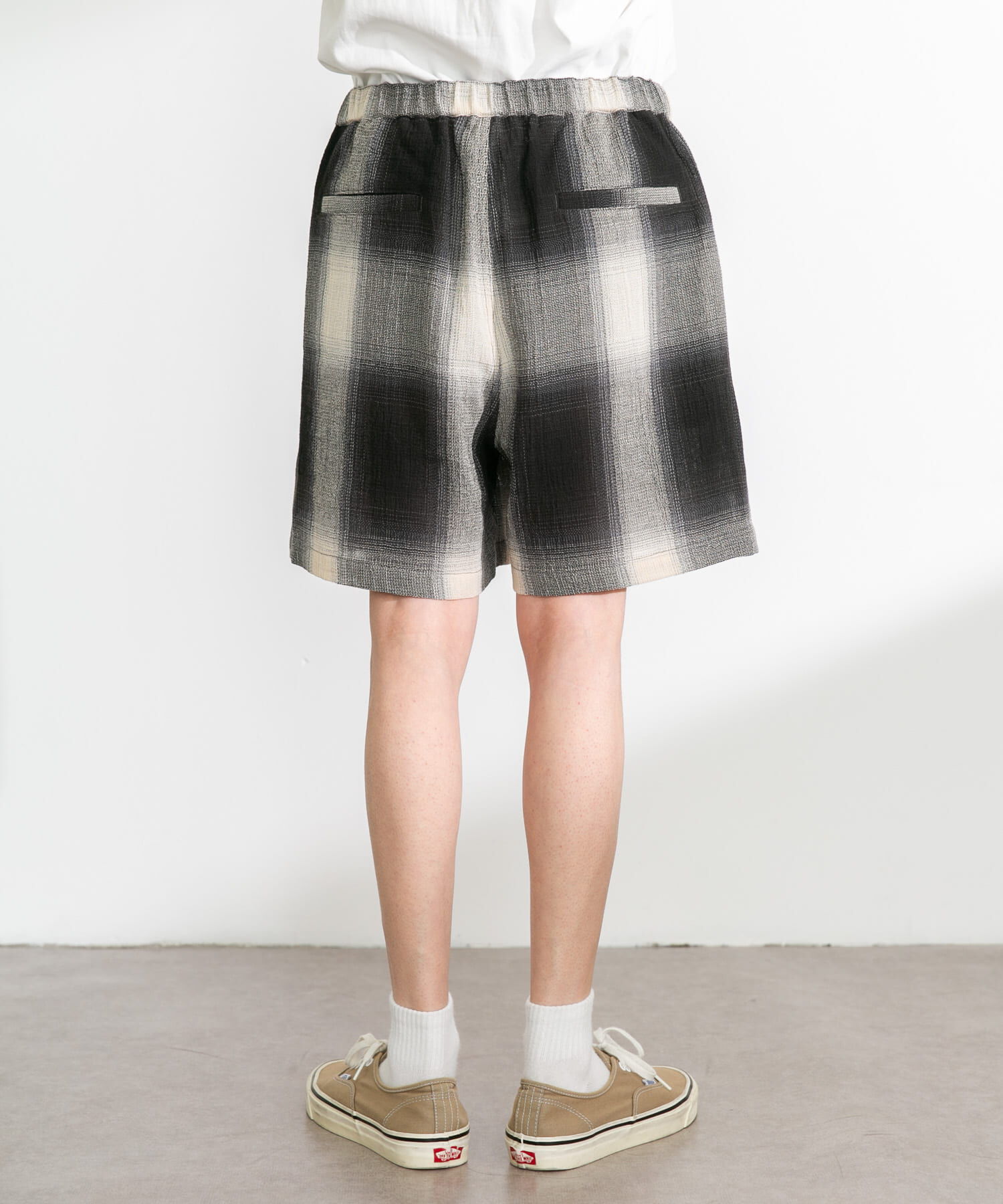Sonny Label 「オンブレチェックイージーショートパンツ」|その他|