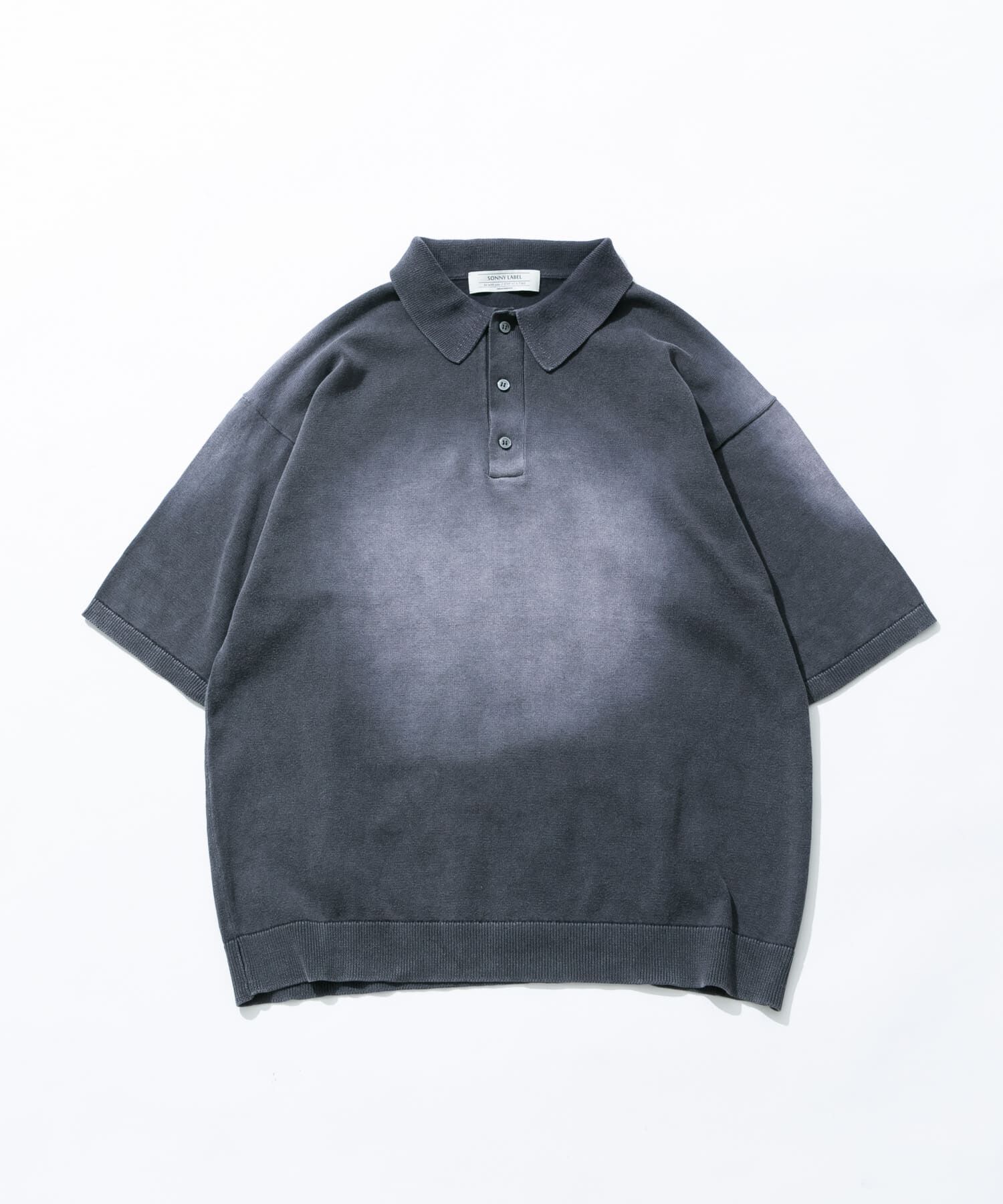 Sonny Label 「ピグメントニットポロシャツ」|ニット・セーター|スミクロ