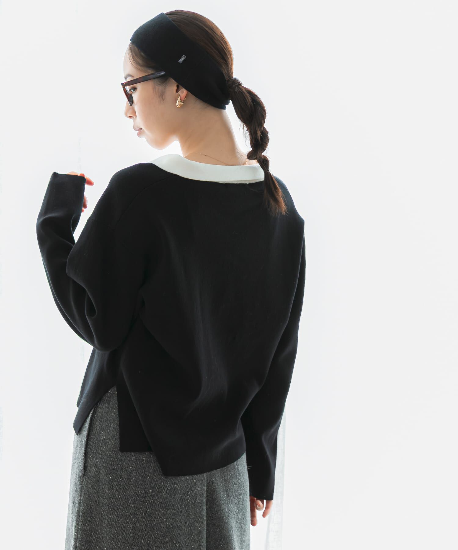 URBAN RESEARCH ROSSO「F by ROSSO　ラガーニットプルオーバー」|ニット・セーター|