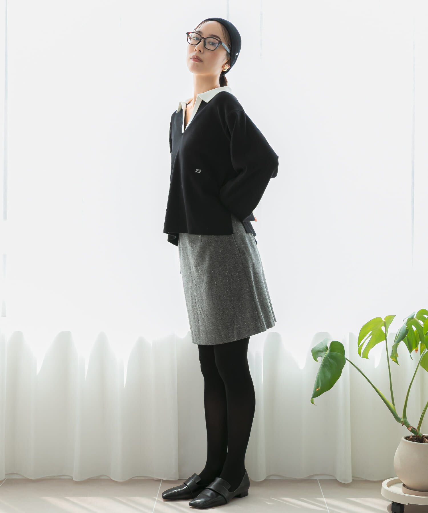 URBAN RESEARCH ROSSO「F by ROSSO　ラガーニットプルオーバー」|ニット・セーター|