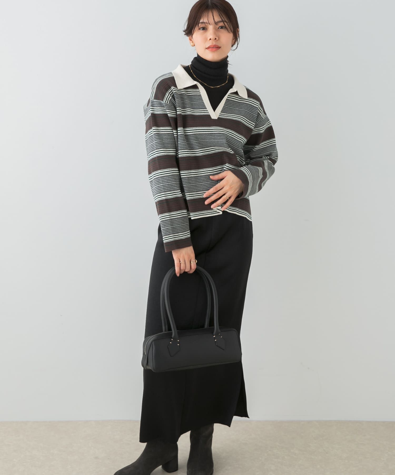 URBAN RESEARCH ROSSO「F by ROSSO　ラガーニットプルオーバー」|ニット・セーター|