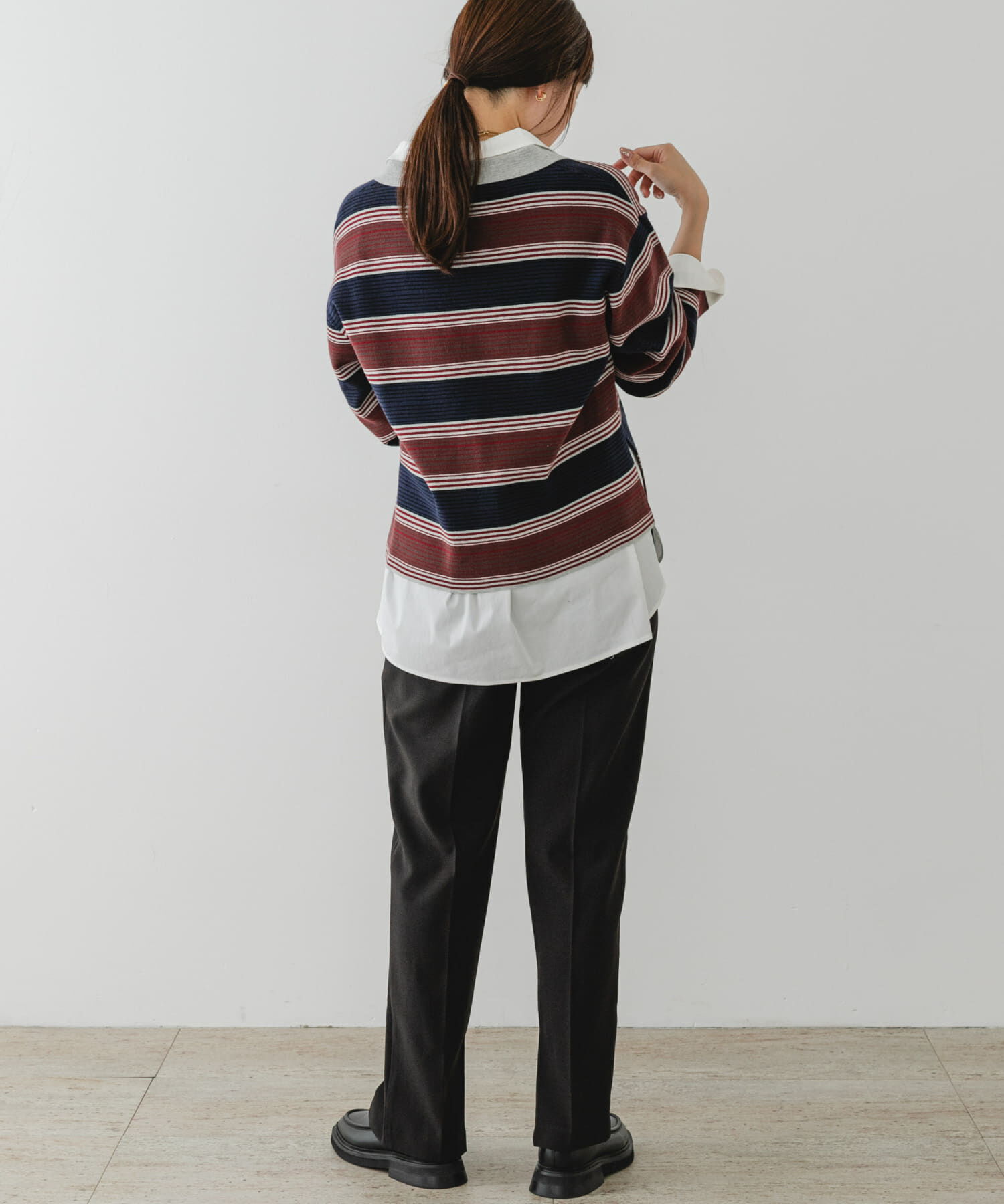 URBAN RESEARCH ROSSO「F by ROSSO　ラガーニットプルオーバー」|ニット・セーター|