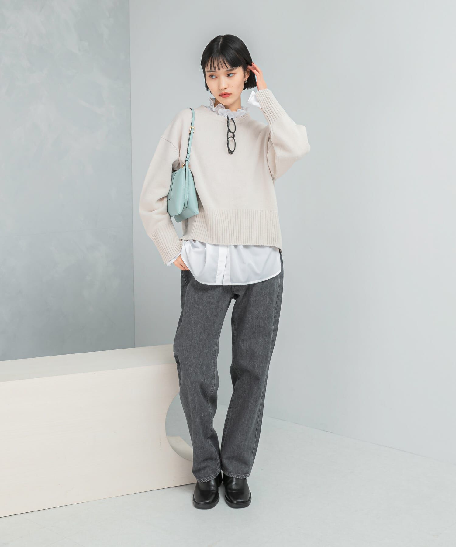 URBAN RESEARCH ROSSO「『WEB/一部店舗限定』エクストラファインシームデザインニット」|ニット・セーター|