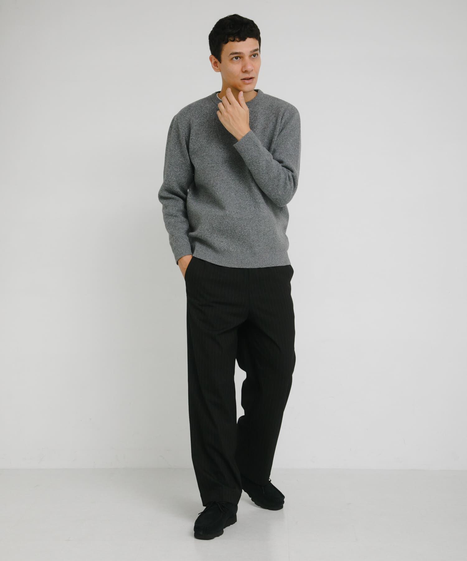 Sonny Label 「抗ピルウォッシャブルクルーネックニット」|ニット・セーター|