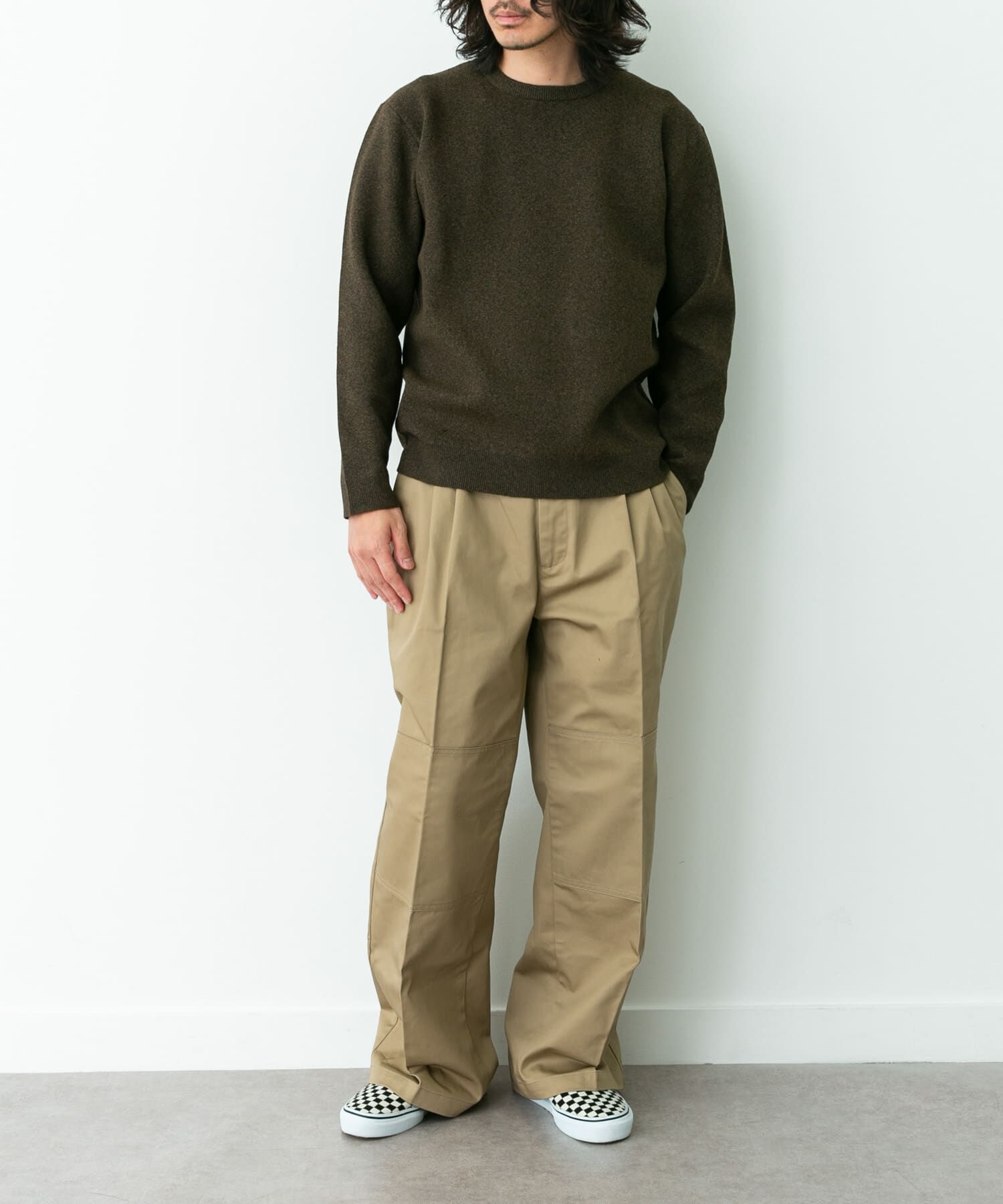 Sonny Label 「抗ピルウォッシャブルクルーネックニット」|ニット・セーター|