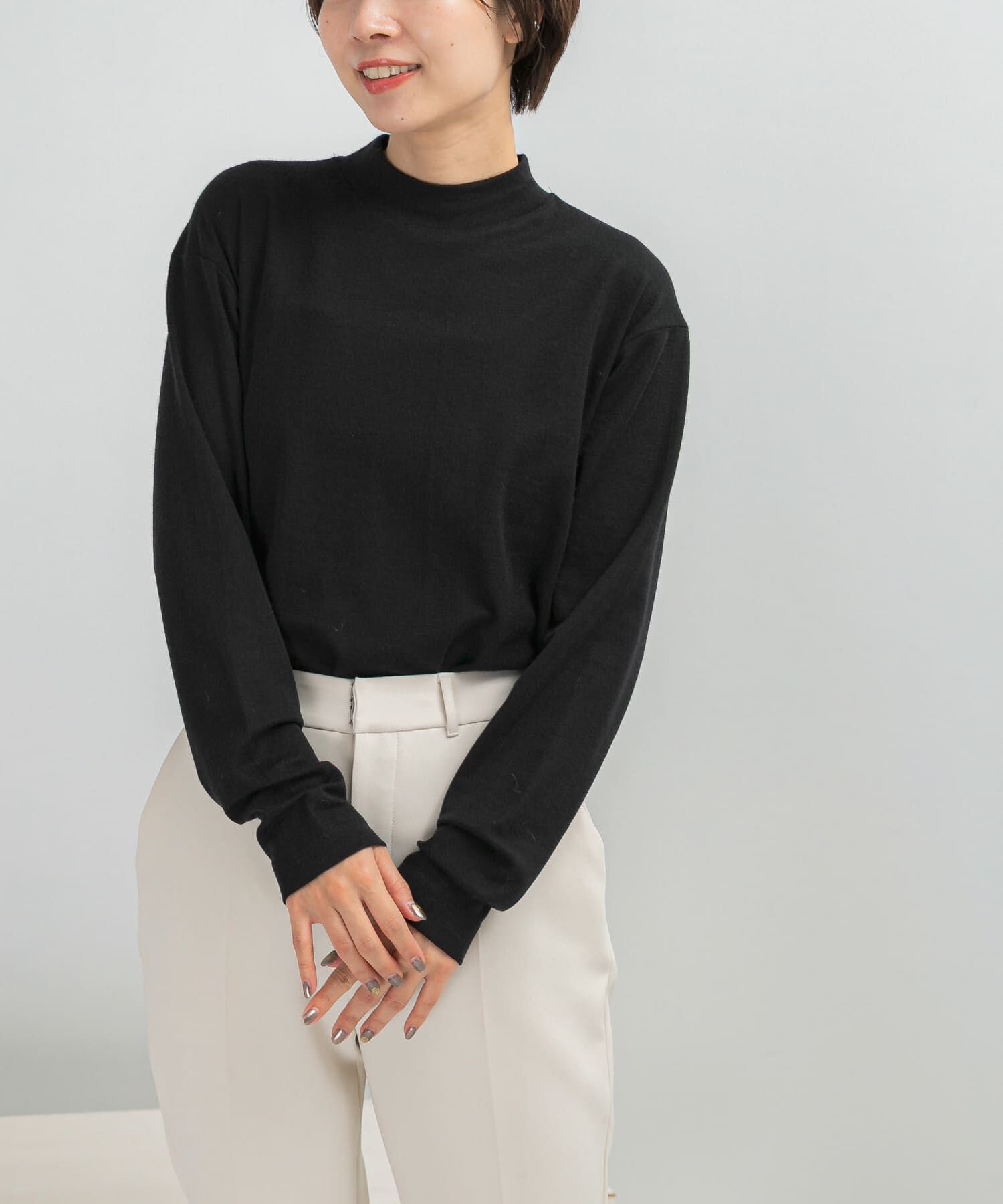 URBAN RESEARCH ROSSO「GICIPI　PROCIONE」|ニット・セーター|ブラック