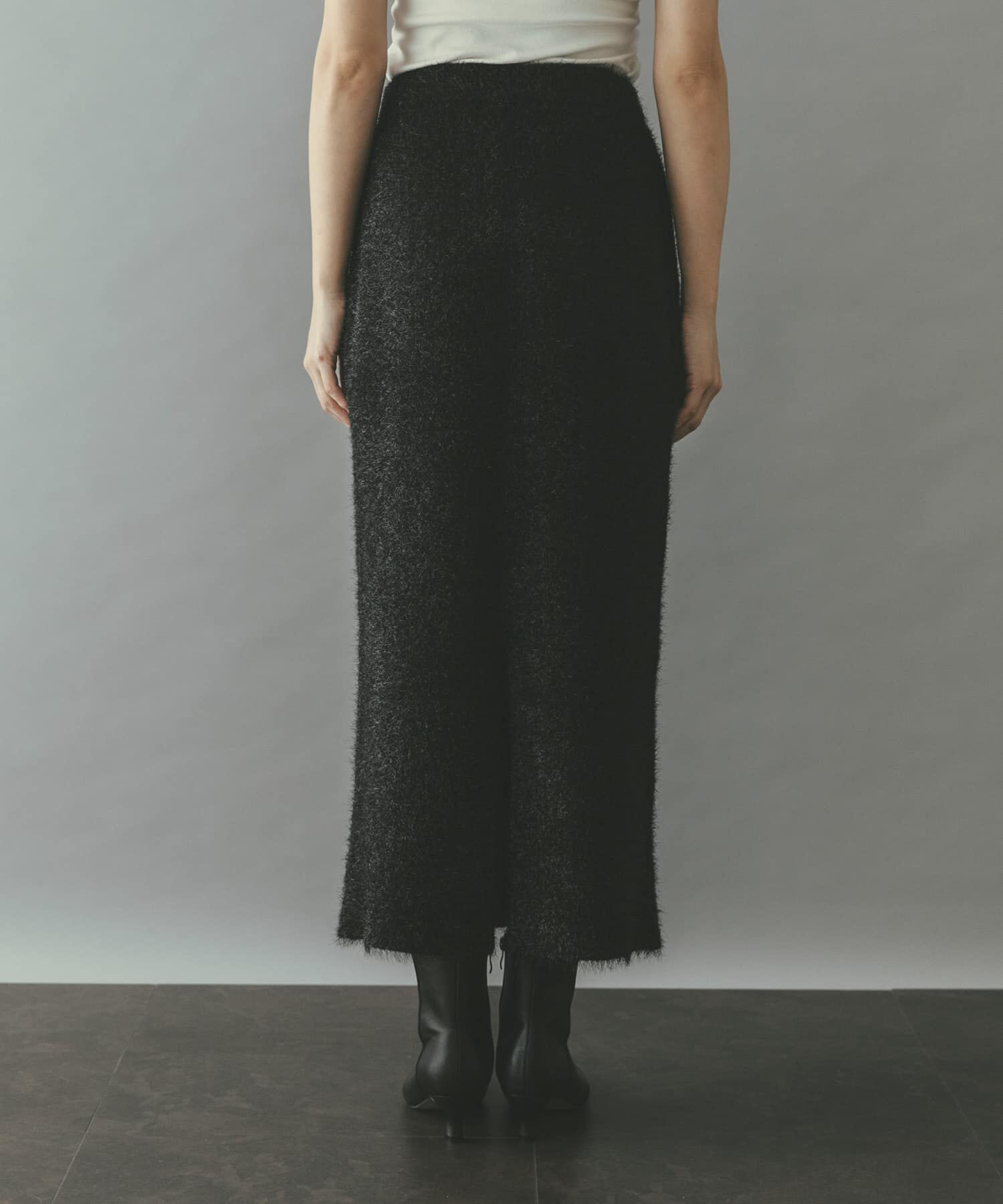 URBAN RESEARCH ROSSO「ラメシャギーニットスカート」|スカート|