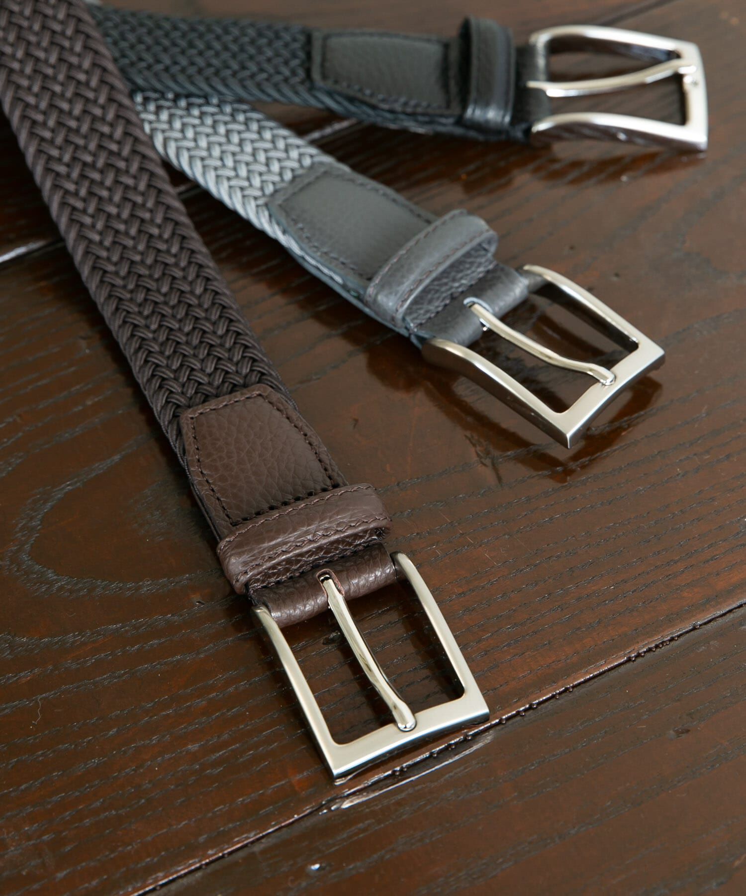 URBAN RESEARCH DOORS「LIFE STYLE TAILOR　イタリアンメッシュベルト」|ベルト|ブラウン