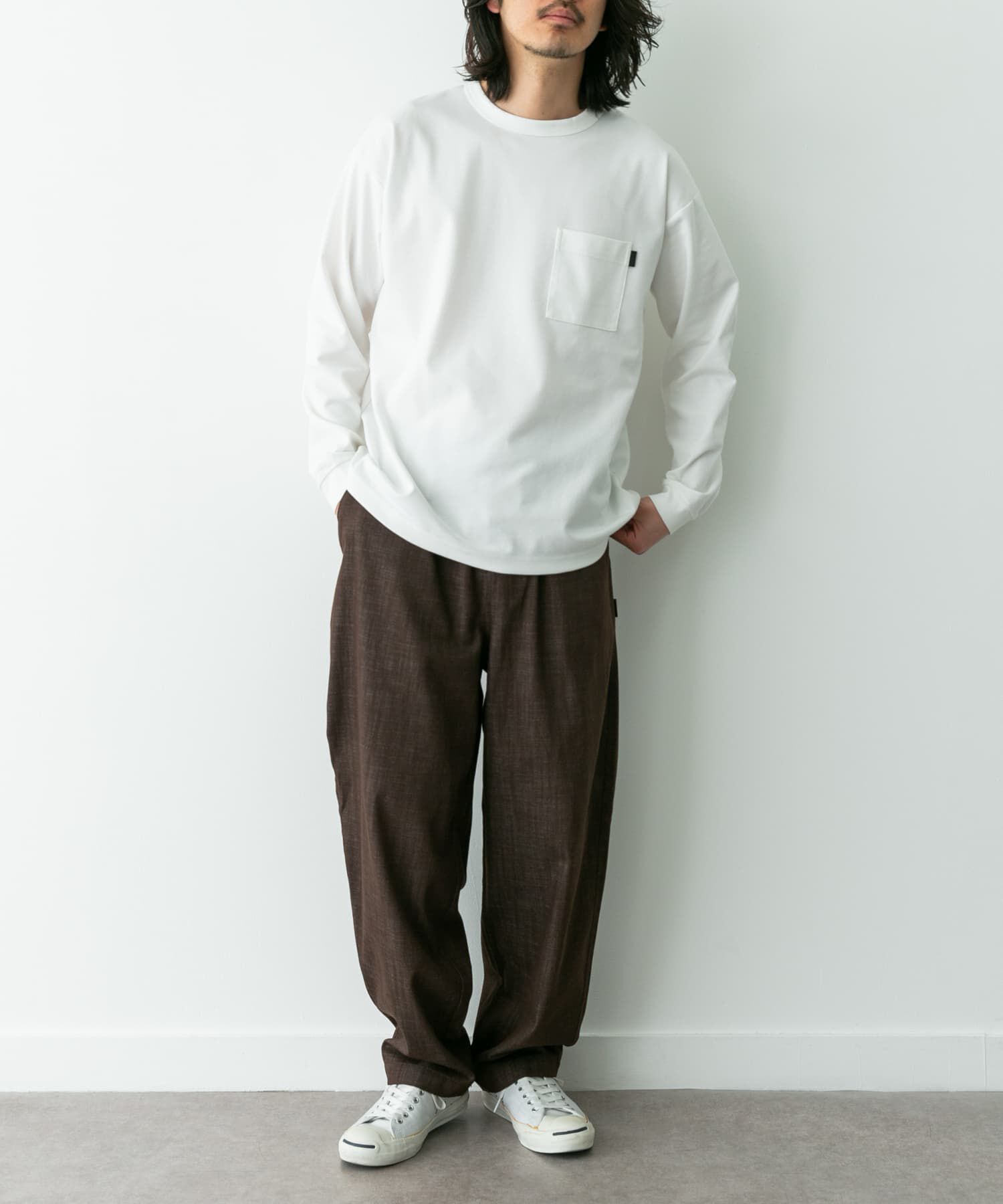 Sonny Label 「ポンチポケット付ロングスリーブTシャツ」|Tシャツ・カットソー|