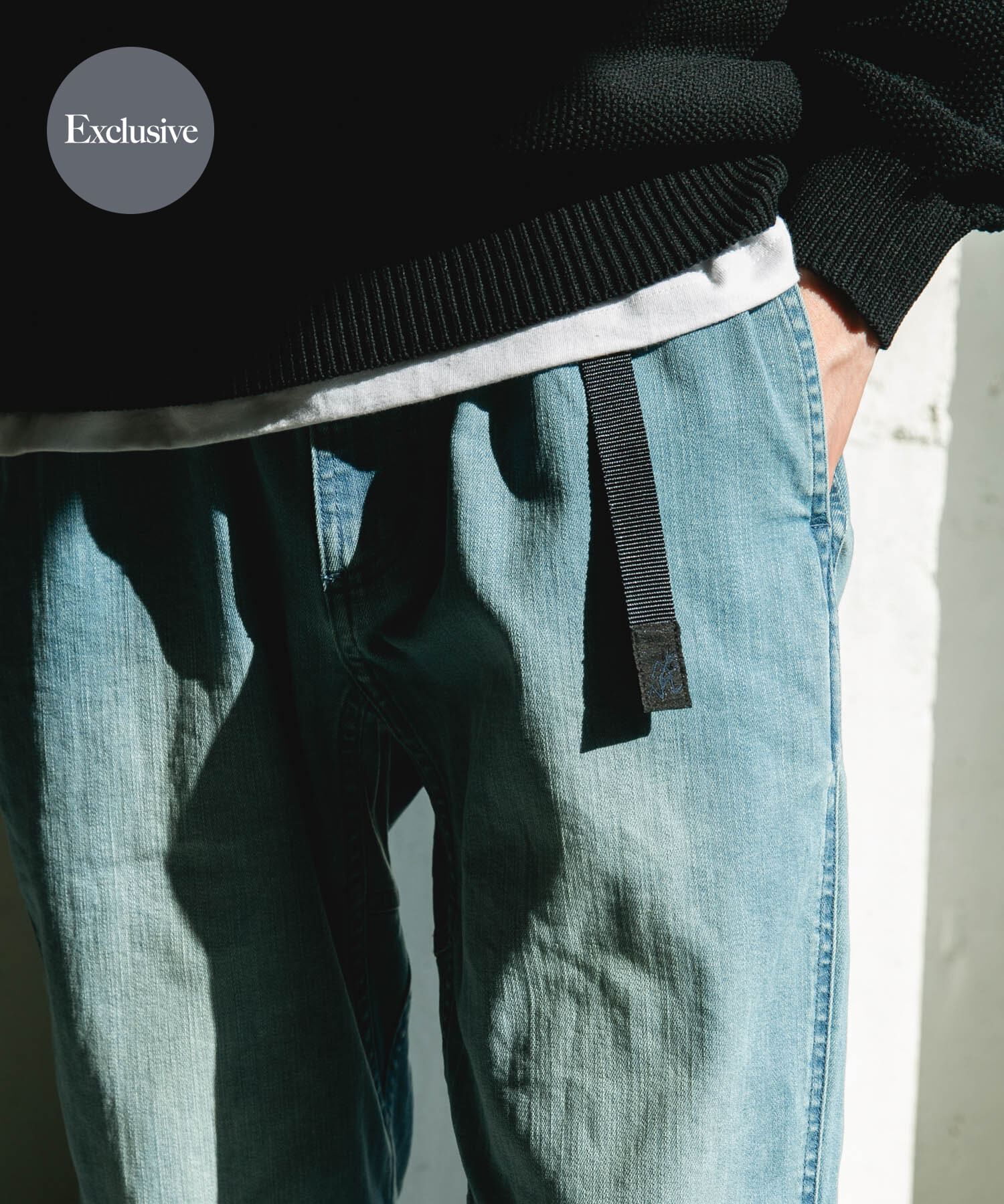 URBAN RESEARCH DOORS「『別注』Gramicci for DOORS　Stretch Denim Trouser」|その他|ライトインディゴブル