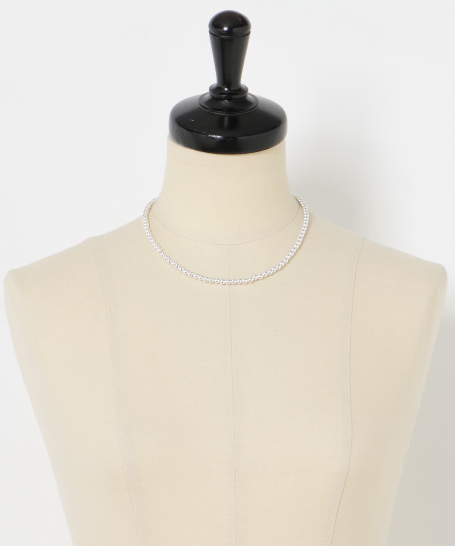 URBAN RESEARCH「decor『デコール』　HEMATITE 4MM BALL CHOKER」|ネックレス|