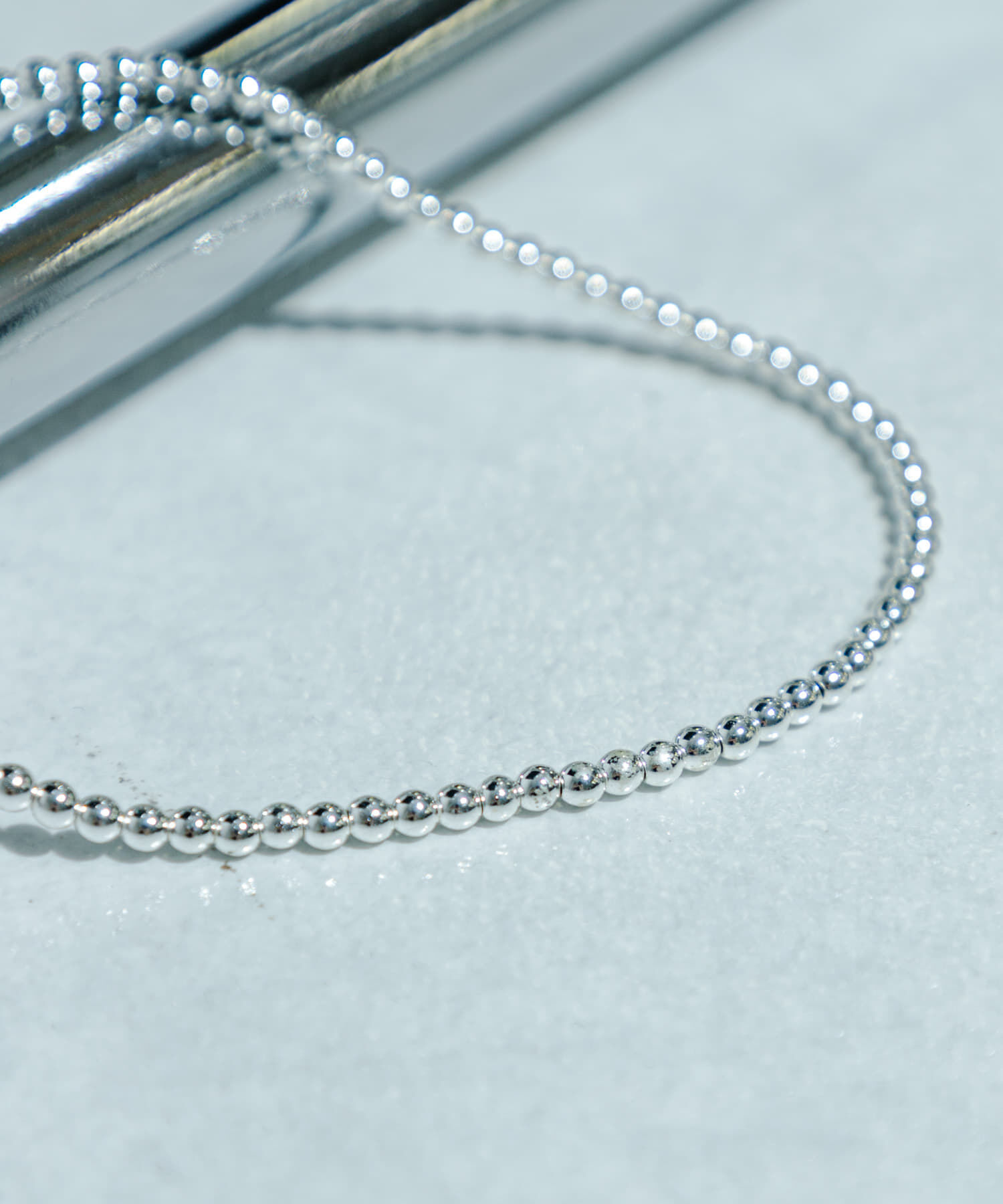 URBAN RESEARCH「decor『デコール』　HEMATITE 4MM BALL CHOKER」|ネックレス|