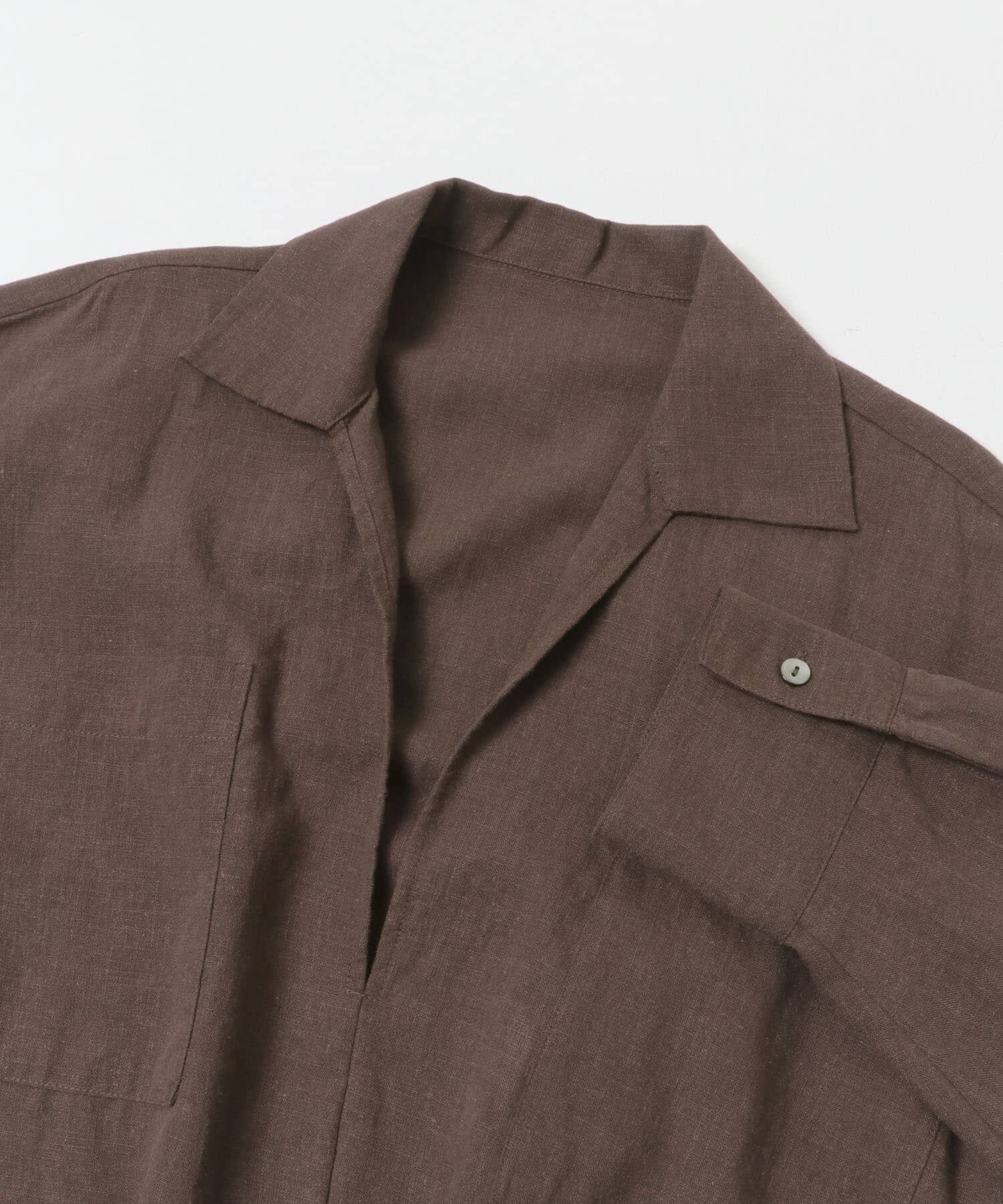 URBAN RESEARCH「ラミーレーヨンギャザーヘムシャツ」|シャツ・ブラウス|